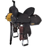 New! Silver Royal Youth Brownsville Barrel Saddle - Barrel Saddle