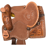 NEW! Silver Royal Youth Ca$h Barrel Saddle
