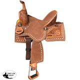 NEW! Silver Royal Youth Ca$h Barrel Saddle