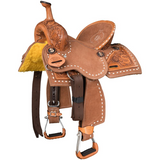 NEW! Silver Royal Youth Ca$h Barrel Saddle