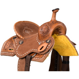 NEW! Silver Royal Youth Ca$h Barrel Saddle