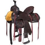 New! Silver Royal Youth Sawyer Barrel Saddle - Western Saddle