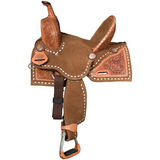 New! Silver Royal Youth SB Barrel Saddle Western Saddle
