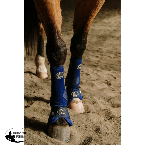 New! Solid Colours Bell Boots Tack Sets  midnight