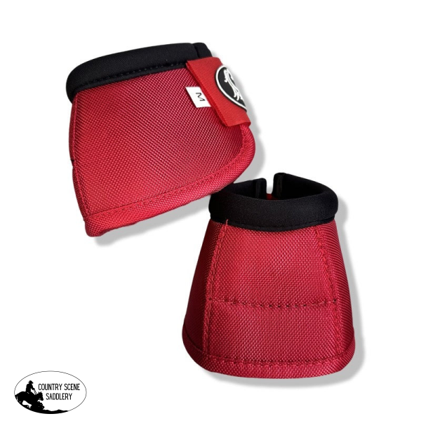 New! Solid Colours Bell Boots Tack Sets RED 