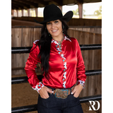 New! SPADES SATIN PERFORMANCE RODEO SHIRT Western Style