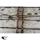 New! Split Ear Aztec Beaded Bridle - Country Scene Saddlery and Pet Supplies