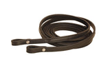 New! Split Reins Full Double & Stitched 5/8", Black. - Country Scene Saddlery and Pet Supplies