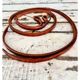 New! Split Reins with Weighted Ends 8’x5/8” - Country Scene Saddlery and Pet Supplies