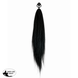New! Standard Length - DYED BLACK - 75cm / Double (340g) - Horse Tails