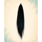 New! Standard Length - DYED BLACK - Horse Tails