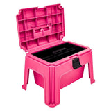 Step-Up Tack Box, Pink - Country Scene Saddlery and Pet Supplies