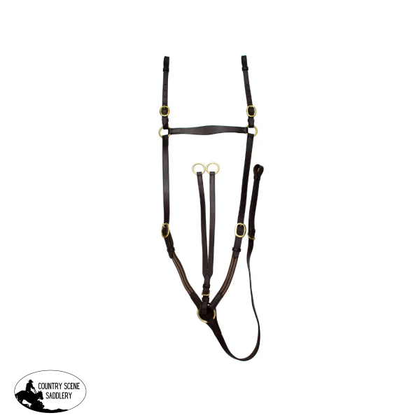 New! Stockmans Breastplate Full / Brown Stock Saddle Pads