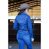 New! STRETCH DENIM STITCHED PERFORMANCE RODEO SHIRT