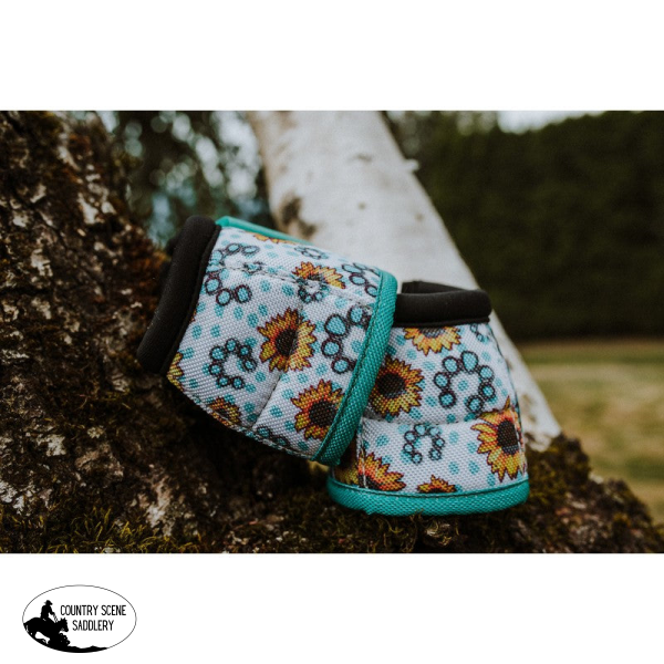 New! Sunflower Squash Blossom Bell Boots