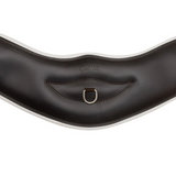 New! Syd Hill Anatomical Leather Dressage Girth - White Backing