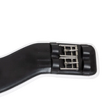 New! Syd Hill Anatomical Leather Dressage Girth - White Backing