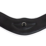New! Syd Hill Anatomical Leather Dressage Girth - White Backing