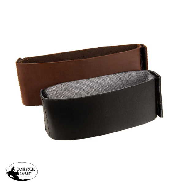 New! Syd Hill Blevin Buckle Cover Synthetic Black Black / Synthetic saddle accessores