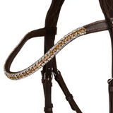 New! Syd Hill Convertible Bridle- Havana Endurance Bridle