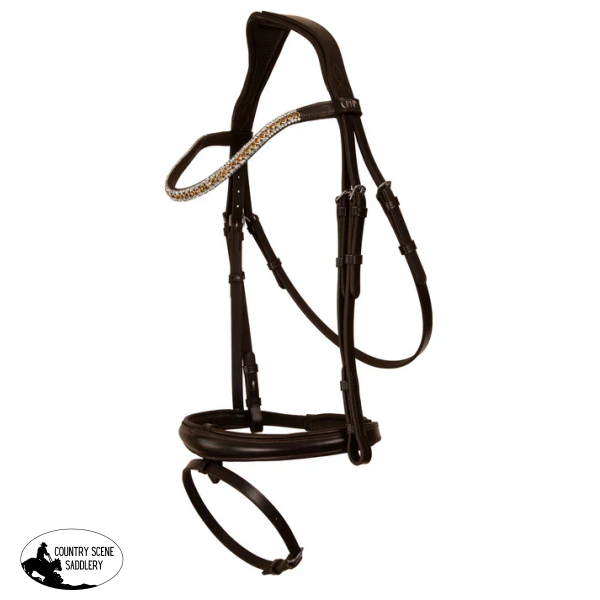 New! Syd Hill Convertible Bridle- Havana Endurance Bridle