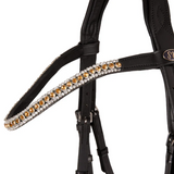 New! Syd Hill Convertible Bridle- Havana Endurance Bridle