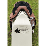 New! Syd Hill Gibson Half Breed Saddle, Roughout Leather – SHXP Adjustable Tree and Panels - Country Scene Saddlery and Pet Supplies