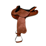 New! Syd Hill Gibson Half Breed Saddle, Roughout Leather – SHXP Adjustable Tree and Panels - Country Scene Saddlery and Pet Supplies