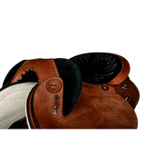 New! Syd Hill Gibson Half Breed Saddle, Roughout Leather – SHXP Adjustable Tree and Panels - Country Scene Saddlery and Pet Supplies