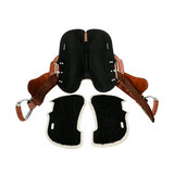 New! Syd Hill Gibson Half Breed Saddle, Roughout Leather – SHXP Adjustable Tree and Panels - Country Scene Saddlery and Pet Supplies