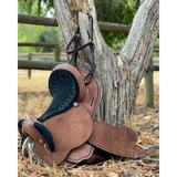 New! Syd Hill Gibson Half Breed Saddle Roughout Leather – SHXP Adjustable Tree and Panels