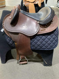 Syd Hill Premium Half Breed with Adjustable Tree Leather - Country Scene Saddlery and Pet Supplies
