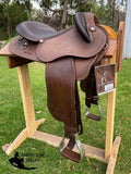 Syd Hill Premium Half Breed with Adjustable Tree Leather - Country Scene Saddlery and Pet Supplies