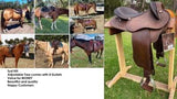 Syd Hill Premium Half Breed with Adjustable Tree Leather - Country Scene Saddlery and Pet Supplies