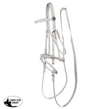 New! Syd Hill PVC Hanovarian Bridle with Reins Great work bridle. - Country Scene Saddlery and Pet Supplies