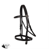 New! Syd Hill Pvc Matte Race Bridle With Cavesson Noseband & Loop Reins Barcoo Bridles -Stock