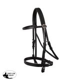NEW! Syd Hill PVC Matte Race Bridle with Cavesson Noseband & Loop Reins-BLACK - Country Scene Saddlery and Pet Supplies