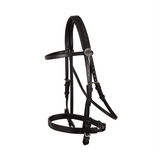 New! Syd Hill Pvc Matte Race Bridle With Cavesson Noseband & Loop Reins Barcoo Bridles -Stock