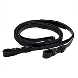 NEW! Syd Hill PVC SS Buckle End Reins-White - Country Scene Saddlery and Pet Supplies