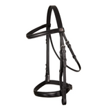 NEW! Syd Hill Raised Show Snaffle-Havana barcoo Bridles -Stock bridles