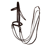 NEW! Syd Hill Raised Show Weymouth- Black barcoo Bridles -Stock bridles