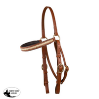 New! Syd Hill Rawhide Browband Barcoo Bridle Head Barcoo Bridles -Stock Bridles