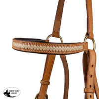 New! Syd Hill Rawhide Browband Barcoo Bridle Head Barcoo Bridles -Stock Bridles