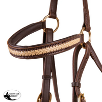 New! Syd Hill Rawhide Browband Barcoo Bridle Head Barcoo Bridles -Stock Bridles