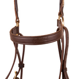 NEW! Syd Hill Rawhide Browband Barcoo Bridle Head-Havana barcoo Bridles -Stock bridles