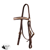 NEW! Syd Hill Rawhide Browband Barcoo Bridle Head Havana - Country Scene Saddlery and Pet Supplies