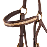 NEW! Syd Hill Rawhide Browband Barcoo Bridle Head Havana - Country Scene Saddlery and Pet Supplies