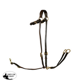 New! Syd Hill Stockman Breastplate with Rings & Headcheck- Havana - Country Scene Saddlery and Pet Supplies