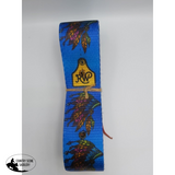 New! T5210 - Rawhide Indian Head Blue Latigo Set - Country Scene Saddlery and Pet Supplies
