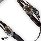 New! T547 - Copper Berry Buckle Leather Bridle - Country Scene Saddlery and Pet Supplies